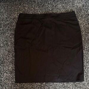 CAbi Elegant Black Pencil Skirt